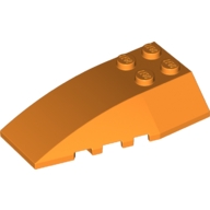 Lego auto kapota 4x6, oranžová (4180489, 6207370)